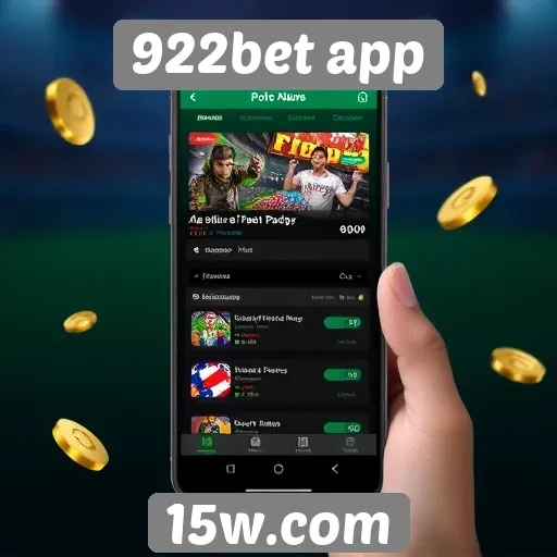 Funcionalidades principais do 922bet app